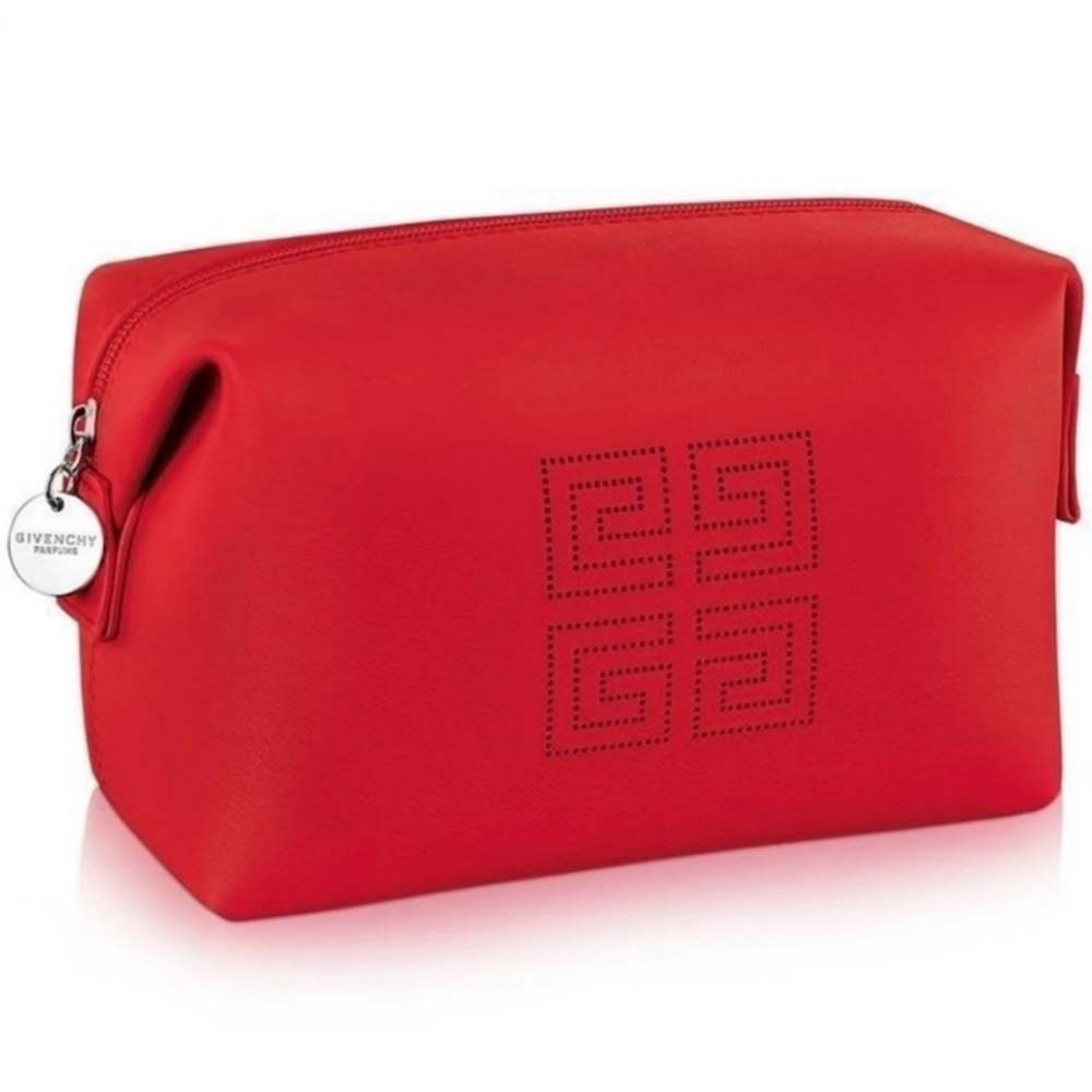 NWOT Red Givenchy Cosmetics Bag